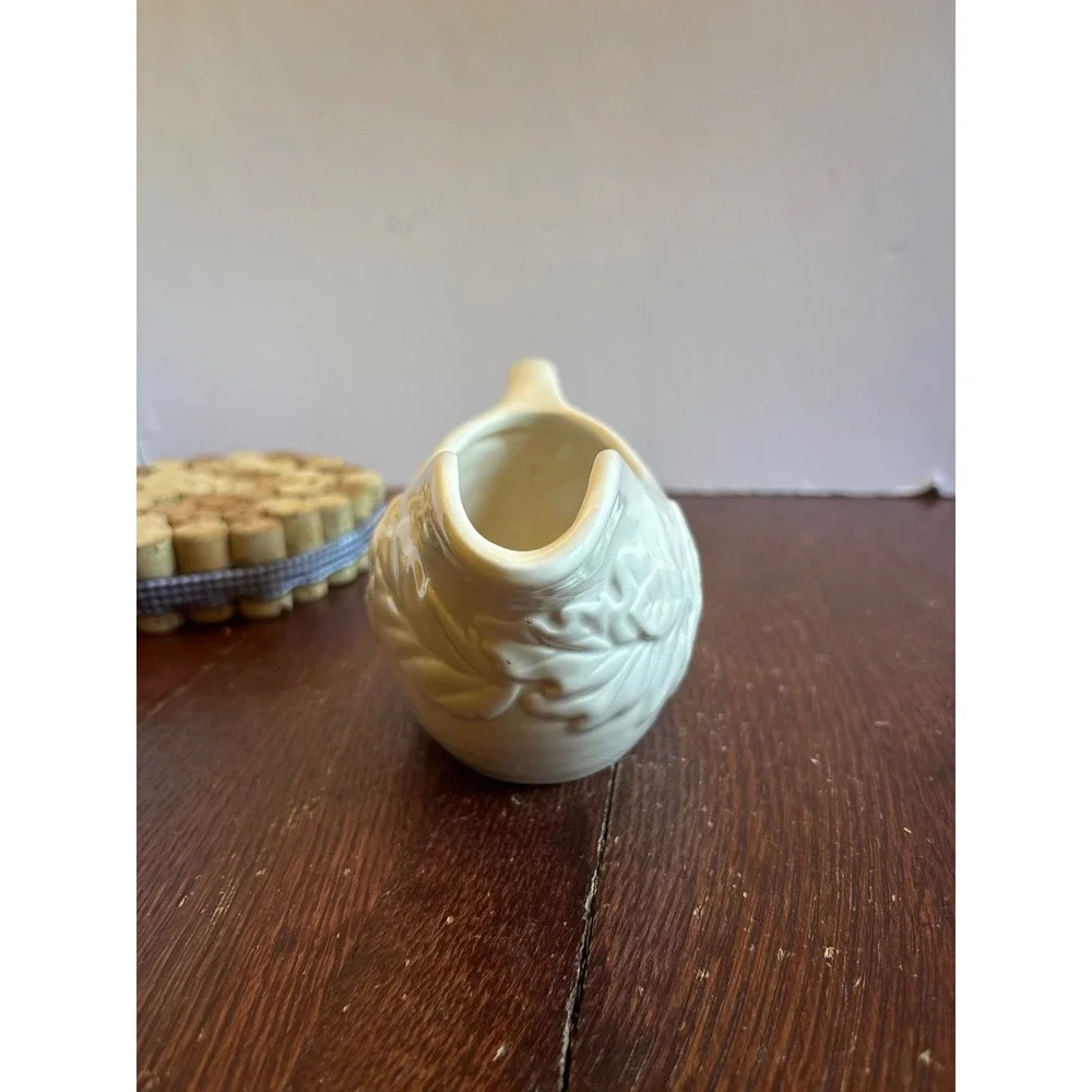 Celebrate Fall Together Kohl's Cream Ceramic Oak Leaf Gravy Boat 63HVTHAB4